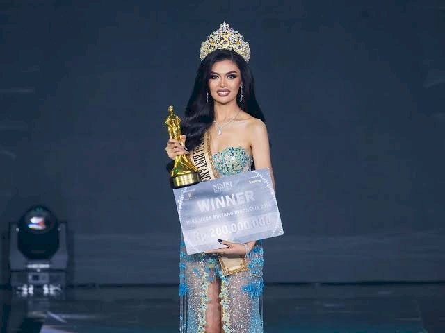  Nova Liana, Miss Mega Bintang Indonesia 2024. (Handout)