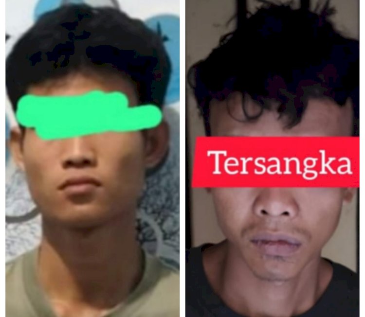 Kedua pelaku pencurian ditangkap Polsek BTS Ulu. (Dokumentasi Polisi)
