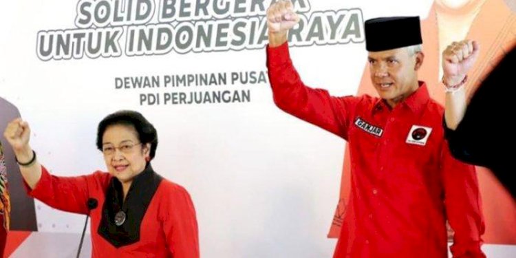 Megawati Soekarnoputri dan Ganjar Pranowo/RMOL