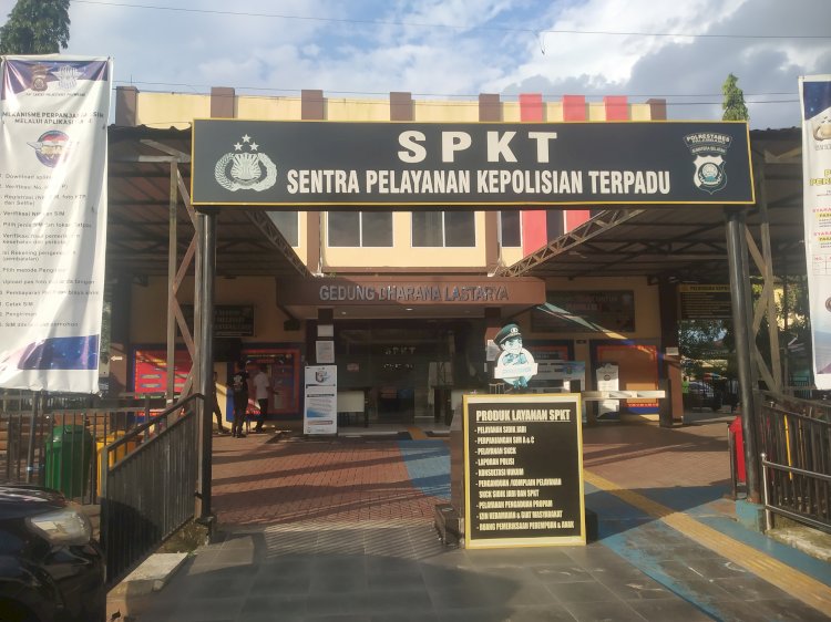  Gedung SPKT Polrestabes Palembang menjadi lokasi penerbitan SKCK. (Denny Pratama/RMOLSumsel.id)