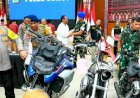Termasuk Moge, Polda Sumut Gagalkan Penyeludupan Puluhan Motor dan Spare Part dari Thailand